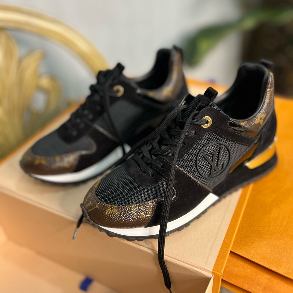 Louis Vuitton Run Away Shoes - NEW, Never Worn.  Box, Dust-bags, Bags.